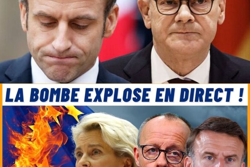« C’est la panique à Paris et Berlin ! » : la Bombe qui va faire exploser l’Europe !